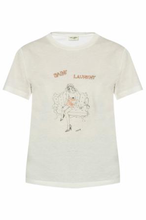 Printed t-shirt, zdjęcie 1 Printed t-shirt od Saint Laurent